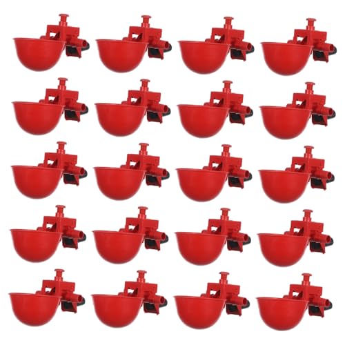 Toyvian 20 Stück Automatische Teilige Geflügel Tränke mit Verstellbarem Wasserstand für Hühner Tauben und Wachteln Robuste und Langlebige Konstruktion Rot Zufällige Farbe Zufällige Farbe Toyvian 20 Stück Automatische Teilige Geflügel Tränke mit Verstellbarem Wasserstand für Hühner Tauben und Wachteln Robuste und Langlebige Konstruktion Rot Zufällige Farbe Zufällige Farbe von Toyvian