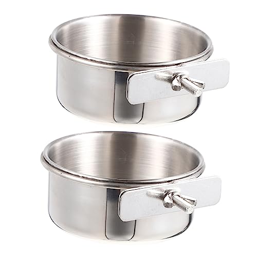 Toyvian 2Sätze Vogel Futterspender Wassernapf für Papageien Cockatiels Kanarienvögel und Wachteln Praktischer Futter und Wasserbehälter für Käfige Toyvian 2Sätze Vogel Futterspender Wassernapf für Papageien Cockatiels Kanarienvögel und Wachteln Praktischer Futter und Wasserbehälter für Käfige von Toyvian