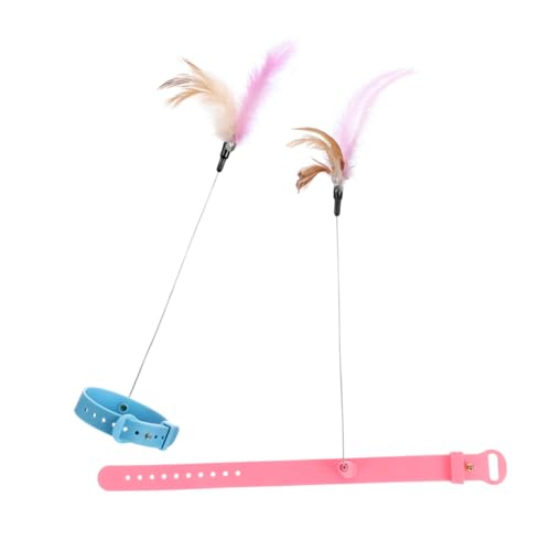 Toyvian 2Stücke Interaktives Katzenhalsband Mit Teaser Teiliges Für Kätzchen Für Drinnen Und Multifunktionales Katzenspielzeug Für Unterhaltsame Spielzeiten Toyvian 2Stücke Interaktives Katzenhalsband Mit Teaser Teiliges Für Kätzchen Für Drinnen Und Multifunktionales Katzenspielzeug Für Unterhaltsame Spielzeiten von Toyvian