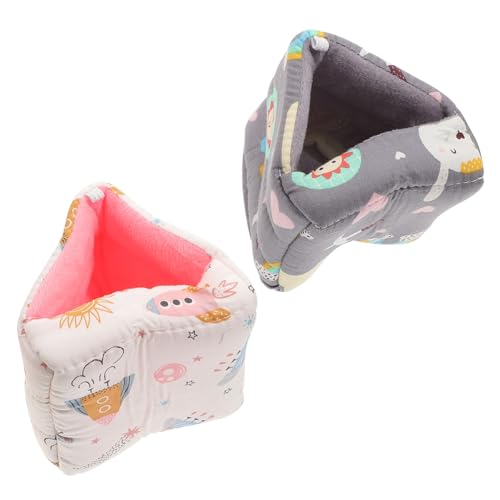 Toyvian 2Stücke Kleines Chinchilla Bequemes und Atmungsaktives Hamsterbett für Hamster und Kleine zu Installieren Warm und Gemütlich Hamsterzubehör Toyvian 2Stücke Kleines Chinchilla Bequemes und Atmungsaktives Hamsterbett für Hamster und Kleine zu Installieren Warm und Gemütlich Hamsterzubehör von Toyvian