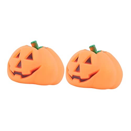 Toyvian 2st Sprechender Kürbis Halloween-hundespielzeug Halloween-Ornamente Partyschmuck Beißspielzeug Für Welpen Backenzahnspielzeug Für Hunde Kürbis-dekor Partybedarf Karikatur Baby von Toyvian