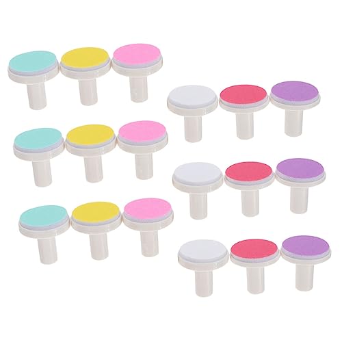 Toyvian 36 STK Schleifkopf Ersatzpads Für Baby-nagelfeile Pads Für Elektrische Nageltrimmer Baby-nagelknipser-pad Ersatz-ablageblöcke Werkzeug Dropshipping Sandpapier Ersatzkopf Kind von Toyvian