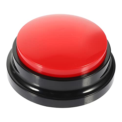 Toyvian Buzzer Mit Sound Dog Sprechender Hund Kommunikation Buttons Recordable Ton Sprechende Buttons Haustraining Summers Lustig Rot von Toyvian