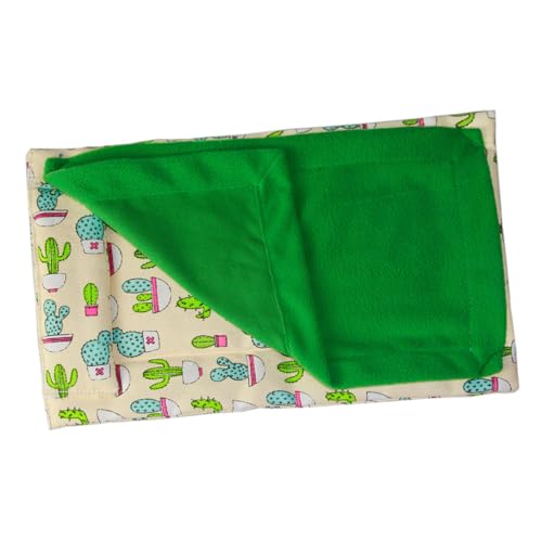 Toyvian Dekoratives Haustier Schlafnest für Kleine Hautfreundliche Hamstermatte Grünem Canvas und Fleece für Reptilien und Kleintiere Bietet Toyvian Dekoratives Haustier Schlafnest für Kleine Hautfreundliche Hamstermatte Grünem Canvas und Fleece für Reptilien und Kleintiere Bietet von Toyvian