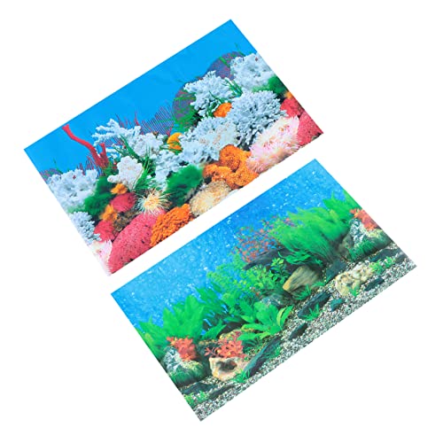Toyvian Doppelseitiger Aquarium Hintergrund Aufkleber mit Korallen und Langlebig zur Dekoration Ihres Fischbeckens für Aquariengestaltungen Toyvian Doppelseitiger Aquarium Hintergrund Aufkleber mit Korallen und Langlebig zur Dekoration Ihres Fischbeckens für Aquariengestaltungen von Toyvian