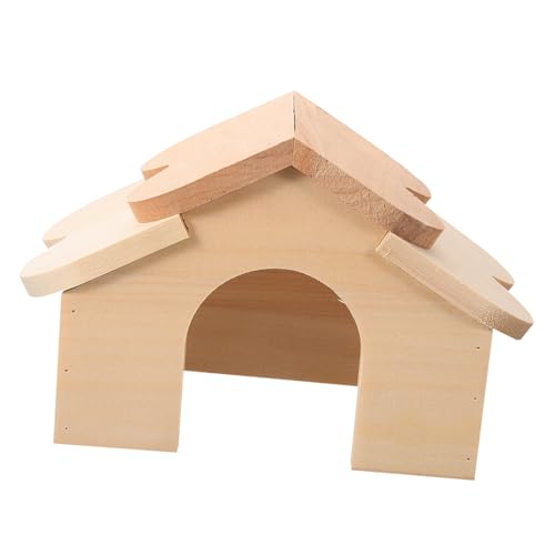 Toyvian Hamster Holzhaus für Kleintiere Zartes Versteck für Hamster Meerschweinchen Co für Käfige Sicheres Schlafversteck und Spielplatz Stressreduzierend Langlebig Toyvian Hamster Holzhaus für Kleintiere Zartes Versteck für Hamster Meerschweinchen Co für Käfige Sicheres Schlafversteck und Spielplatz Stressreduzierend Langlebig von Toyvian