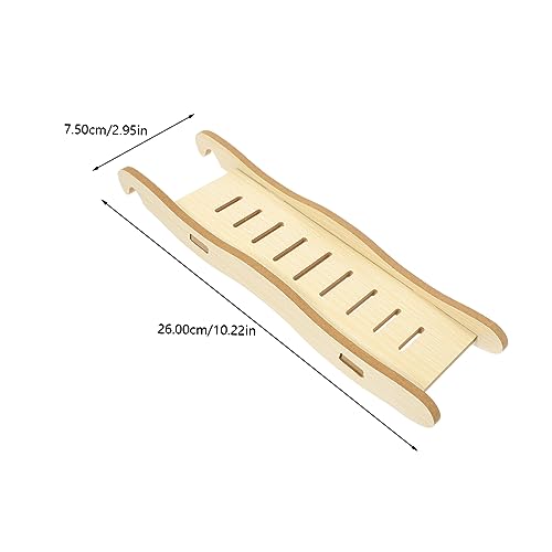 Toyvian Hamster Holzleiter Natürliches Beißfestes Kleintier Klettergerüst für Hamster Chinchilla und Kleine Haustiere Robustes Lustiges Haustierzubehör Trainieren Toyvian Hamster Holzleiter Natürliches Beißfestes Kleintier Klettergerüst für Hamster Chinchilla und Kleine Haustiere Robustes Lustiges Haustierzubehör Trainieren von Toyvian