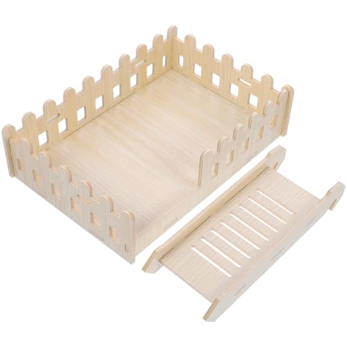 Toyvian Hamster Holzspielplattform mit Leiter und Sichere Käfigdeko für Zwerghamster Chinchillas und Kleine Haustiere Fördert Spiel und Bewegung Toyvian Hamster Holzspielplattform mit Leiter und Sichere Käfigdeko für Zwerghamster Chinchillas und Kleine Haustiere Fördert Spiel und Bewegung von Toyvian