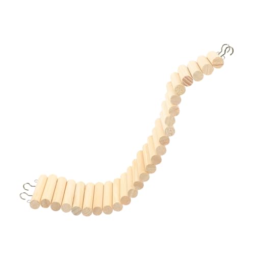 Toyvian Hamster Kletterleiter Holz Haustierspielzeug für Zwerghamster und Meerschweinchen Natürliches Klettergerüst zur Beschäftigung Kompakt und Leicht für Käfige Fördert Bewegung und Toyvian Hamster Kletterleiter Holz Haustierspielzeug für Zwerghamster und Meerschweinchen Natürliches Klettergerüst zur Beschäftigung Kompakt und Leicht für Käfige Fördert Bewegung und von Toyvian