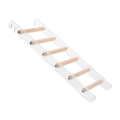 Toyvian Hamster Kletterleiter Vogelspielzeug aus Naturholz Stufige Hängende Leiter für Wellensittiche Papageien und Kleintiere Aktivitätsfördernd und Sicher für Käfige Toyvian Hamster Kletterleiter Vogelspielzeug aus Naturholz Stufige Hängende Leiter für Wellensittiche Papageien und Kleintiere Aktivitätsfördernd und Sicher für Käfige von Toyvian