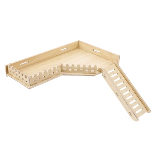 Toyvian Hamster Kletterplattform aus Holz mit Leiter Stabile Kleintier Spielplattform für Hamster und Chinchilla Langlebiges Holzspielzeug zur Käfiggestaltung Komfortable Toyvian Hamster Kletterplattform aus Holz mit Leiter Stabile Kleintier Spielplattform für Hamster und Chinchilla Langlebiges Holzspielzeug zur Käfiggestaltung Komfortable von Toyvian