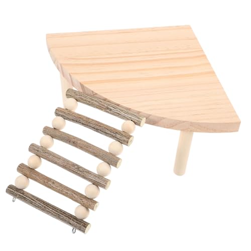 Toyvian Hamster Kletterplattform aus Holz mit Leiter für Zwerghamster und Meerschweinchen Robuste Rattenleiter Vielseitige Kleintierplattform zum Klettern Ausruhen und Leicht zu Reinigen Toyvian Hamster Kletterplattform aus Holz mit Leiter für Zwerghamster und Meerschweinchen Robuste Rattenleiter Vielseitige Kleintierplattform zum Klettern Ausruhen und Leicht zu Reinigen von Toyvian