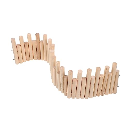 Toyvian Hamster Leiter aus Holz für Igel und Kleintiere Trennzaun Fördert Bewegung Koordination und Gleichgewicht Käfigen für Hamster Chinchillas und Ratten Toyvian Hamster Leiter aus Holz für Igel und Kleintiere Trennzaun Fördert Bewegung Koordination und Gleichgewicht Käfigen für Hamster Chinchillas und Ratten von Toyvian