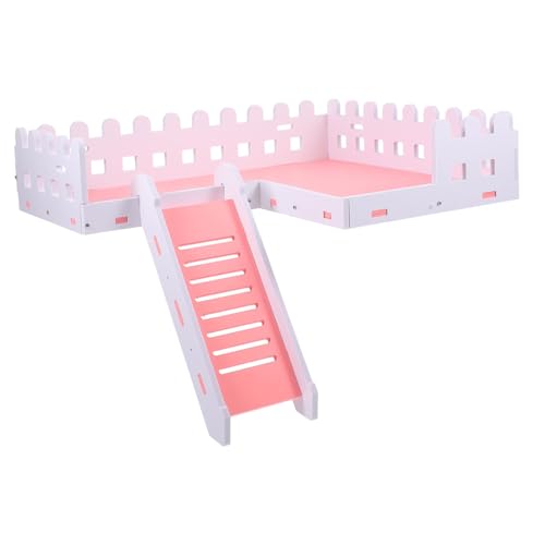 Toyvian Hamster Plattform aus Langlebigem Kleintier Spielplatz mit Leiter Ruhe und Kletterplattform für Hamster Meerschweinchen Chinchillas als Käfigzubehör und Versteck Toyvian Hamster Plattform aus Langlebigem Kleintier Spielplatz mit Leiter Ruhe und Kletterplattform für Hamster Meerschweinchen Chinchillas als Käfigzubehör und Versteck von Toyvian