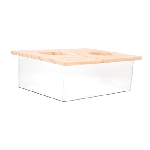 Toyvian Hamster Sandbadbehälter mit Deckel Hamstertoilette Atmungsaktiv Geruchslos für Kleine Tiere Wie Chinchillas und Hamster Multifunktionales Sandbadbecken Toyvian Hamster Sandbadbehälter mit Deckel Hamstertoilette Atmungsaktiv Geruchslos für Kleine Tiere Wie Chinchillas und Hamster Multifunktionales Sandbadbecken von Toyvian