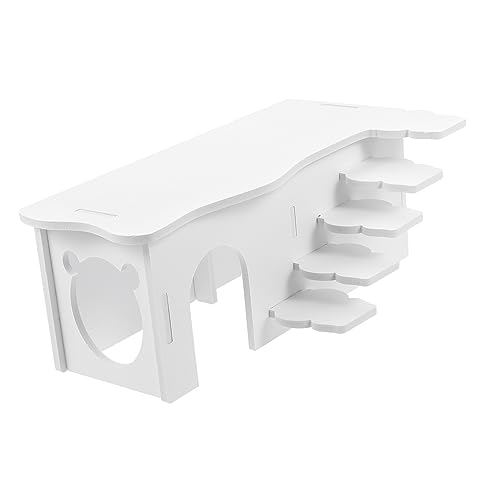 Toyvian Hamster Versteckhaus mit Treppe Gemütliches für Hamster und Meerschweinchen aus Sicherem Ausruhen Toyvian Hamster Versteckhaus mit Treppe Gemütliches für Hamster und Meerschweinchen aus Sicherem Ausruhen von Toyvian
