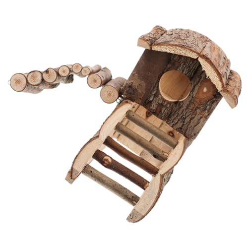 Toyvian Hamsterhaus Hamsterhütte Hamster Holzhaus Rennmaushaus Hamster Kletterspielzeug Hamster Hamster Lebensraum Hamster Versteckspielzeug Chinchilla Hamster Kabine Toyvian Hamsterhaus Hamsterhütte Hamster Holzhaus Rennmaushaus Hamster Kletterspielzeug Hamster Hamster Lebensraum Hamster Versteckspielzeug Chinchilla Hamster Kabine von Toyvian