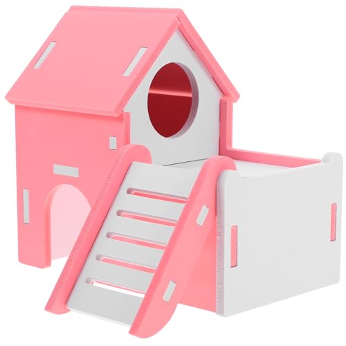 Toyvian Hamsterversteck Haus mit Rampe Kleintier Unterschlupf Meerschweinchen Chinchilla Rückzugsort Kleintierhaus für Schlaf und Entspannung Toyvian Hamsterversteck Haus mit Rampe Kleintier Unterschlupf Meerschweinchen Chinchilla Rückzugsort Kleintierhaus für Schlaf und Entspannung von Toyvian
