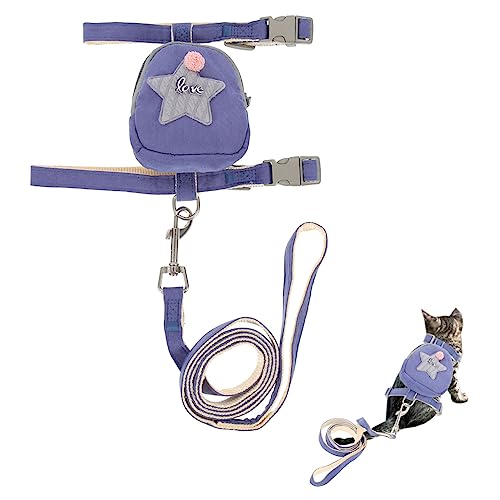 Toyvian Haustierleine Kätzchengeschirr Bedruckte Katzenleine Outdoor Katzenleine Verstellbares Kätzchengeschirr Verstellbare Katzenweste Katzen Leine Katzenwestengurt Toyvian Haustierleine Kätzchengeschirr Bedruckte Katzenleine Outdoor Katzenleine Verstellbares Kätzchengeschirr Verstellbare Katzenweste Katzen Leine Katzenwestengurt von Toyvian