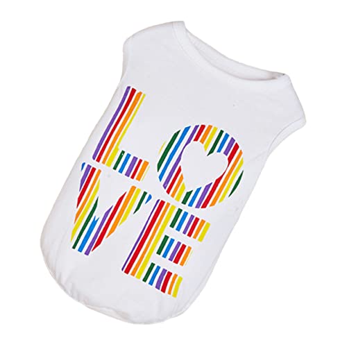 Toyvian Kätzchen Sommeroutfit Für Katzen Atmungsaktives Ärmelloses Shirt Mit Love Leichtes Katzenkleidungsstück Toyvian Kätzchen Sommeroutfit Für Katzen Atmungsaktives Ärmelloses Shirt Mit Love Leichtes Katzenkleidungsstück von Toyvian