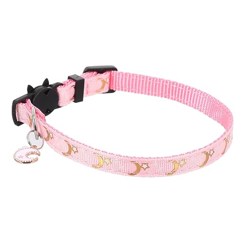 Toyvian Kätzchenkragen Name Verstellbare Kätzchenhalsbänder Mond Sterne Katzenhalsband Kätzchen-mond-Stern-Kragen Kette Sicherheitshalsband Für Katzen Superfeine Faser Rosa Toyvian Kätzchenkragen Name Verstellbare Kätzchenhalsbänder Mond Sterne Katzenhalsband Kätzchen-mond-Stern-Kragen Kette Sicherheitshalsband Für Katzen Superfeine Faser Rosa von Toyvian