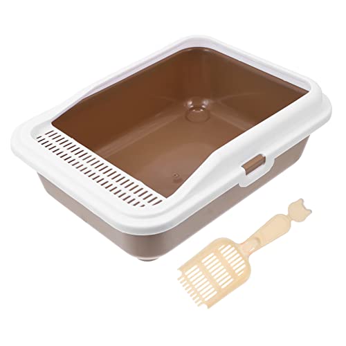 Toyvian Kasten Katzentoilette Katzenstreu Scoop Katzenboxen für Wohnungskatzen Mülleimer Pads Tablett Wurf dustbin streuwanne Kätzchen Litterbox Toilettenschüssel für Katzen Sport Coffee Toyvian Kasten Katzentoilette Katzenstreu Scoop Katzenboxen für Wohnungskatzen Mülleimer Pads Tablett Wurf dustbin streuwanne Kätzchen Litterbox Toilettenschüssel für Katzen Sport Coffee von Toyvian