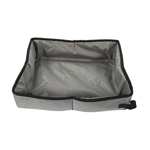 Toyvian Kasten Wasserdichtes Katzenstreubecken Katzenpfanne Container Haustier tragbare Katze Reisen für Wurf bedeckt hoch klein Katzensandbehälter Katzentoiletten Eva Grey Toyvian Kasten Wasserdichtes Katzenstreubecken Katzenpfanne Container Haustier tragbare Katze Reisen für Wurf bedeckt hoch klein Katzensandbehälter Katzentoiletten Eva Grey von Toyvian