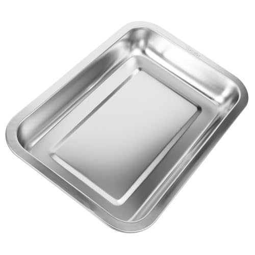 Toyvian Katzentoilette Groß Katzentoilette Aus Metall Einfache Reinigung Für Tierheim Und Antihaft Toyvian Katzentoilette Groß Katzentoilette Aus Metall Einfache Reinigung Für Tierheim Und Antihaft von Toyvian