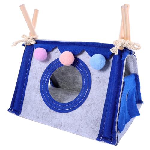 Toyvian Kleintier Versteck Haus Dreieckig Kuschelhöhle für Hamster Meerschweinchen Igel und Kleine Nager Warmes Schlafnest aus Langlebigem Material für Winter und Rückzugsort Toyvian Kleintier Versteck Haus Dreieckig Kuschelhöhle für Hamster Meerschweinchen Igel und Kleine Nager Warmes Schlafnest aus Langlebigem Material für Winter und Rückzugsort von Toyvian