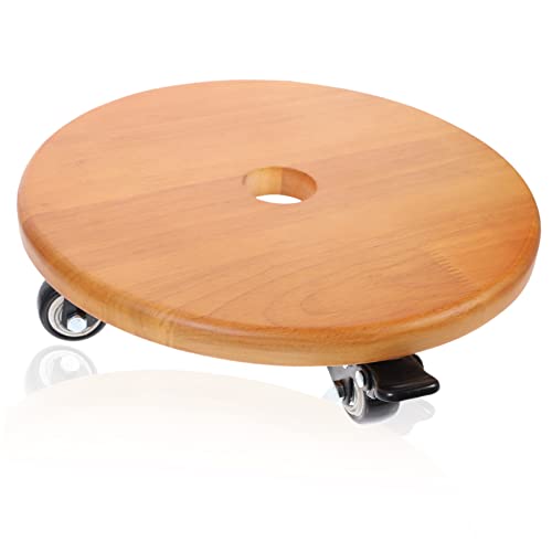 Toyvian Movable Flower Pot Stand mit Stabiler Pflanzenständer für Blumentöpfe für Innenräume Dekorativer Pflanzenroller Toyvian Movable Flower Pot Stand mit Stabiler Pflanzenständer für Blumentöpfe für Innenräume Dekorativer Pflanzenroller von Toyvian