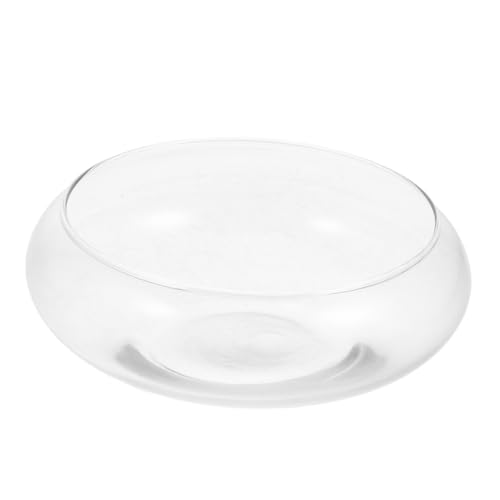 Toyvian Runder Glasfischtank für Betta Fische Transparente Hydroponik Vase für Sukkulenten und Pflanzen Dekorativer Terrarienbehälter für Home Decor Aquarium Zubehör Toyvian Runder Glasfischtank für Betta Fische Transparente Hydroponik Vase für Sukkulenten und Pflanzen Dekorativer Terrarienbehälter für Home Decor Aquarium Zubehör von Toyvian