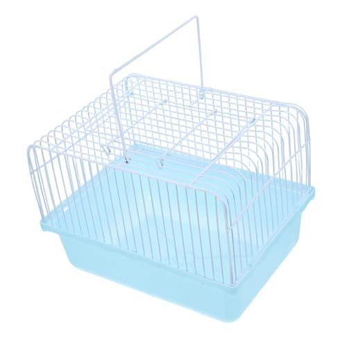 Toyvian Tragbarer Vogelkäfig Ara-käfig Sittichkäfig Taubenkäfig-vogelzubehör Kleiner Meerschweinchenkäfig Futterkäfig Für Papageien Reiseträger Für Vögel Sky-Blue Abs Toyvian Tragbarer Vogelkäfig Ara-käfig Sittichkäfig Taubenkäfig-vogelzubehör Kleiner Meerschweinchenkäfig Futterkäfig Für Papageien Reiseträger Für Vögel Sky-Blue Abs von Toyvian