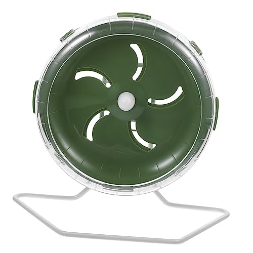 Toyvian Ultra Laufrad für Meerschweinchen Transparentes Hamsterrad mit Weißem Standfuß Geräuscharmes Laufspielzeug für Kleintiere Wie Igel Chinchilla und Toyvian Ultra Laufrad für Meerschweinchen Transparentes Hamsterrad mit Weißem Standfuß Geräuscharmes Laufspielzeug für Kleintiere Wie Igel Chinchilla und von Toyvian