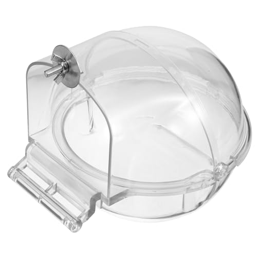 Toyvian Vogelbadewanne für Käfige Transparente Badewanne aus Robustem für von Sittichen und Papageien Sicher und Langlebig für Wasser oder Sandbäder Geeignet Toyvian Vogelbadewanne für Käfige Transparente Badewanne aus Robustem für von Sittichen und Papageien Sicher und Langlebig für Wasser oder Sandbäder Geeignet von Toyvian