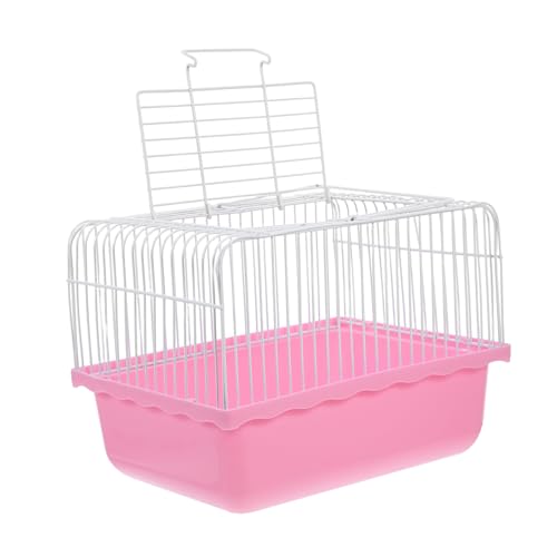 Toyvian tragbarer Vogelkäfig Haustierkäfig Lebensraum Reiseträger für Vögel Taubenkäfig-Vogelzubehör Zusammenklappbarer Vogelkäfig Hamster tragen Käfig Abs Rosa Toyvian tragbarer Vogelkäfig Haustierkäfig Lebensraum Reiseträger für Vögel Taubenkäfig-Vogelzubehör Zusammenklappbarer Vogelkäfig Hamster tragen Käfig Abs Rosa von Toyvian