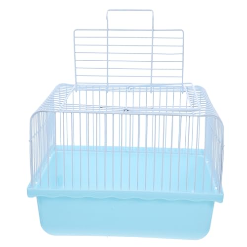 Toyvian tragbarer Vogelkäfig Transportkäfig für Vögel Haustier tragbarer Käfig Reisevogelkäfig für Sittiche Wellensittichkäfig Hamster tragen Käfig Mäusekäfig Abs Sky-Blue Toyvian tragbarer Vogelkäfig Transportkäfig für Vögel Haustier tragbarer Käfig Reisevogelkäfig für Sittiche Wellensittichkäfig Hamster tragen Käfig Mäusekäfig Abs Sky-Blue von Toyvian