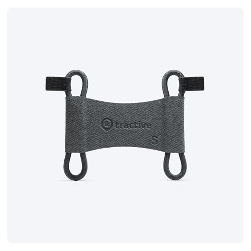 Tractive 2 STK. Textilklammern für Tractive Dog 6 GPS Tracker (Schwarz) - S von Tractive