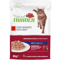 Natural Trainer Adult  - 12 x 85 g Rind von Trainer Natural Cat