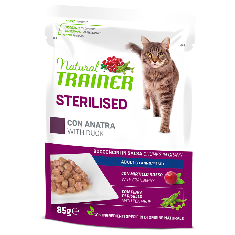 Natural Trainer Adult Sterilised  - 12 x 85 g Lachs von Trainer Natural Cat