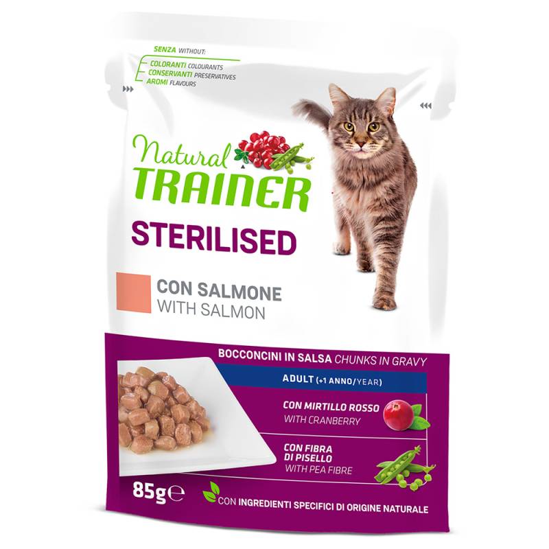 Natural Trainer Adult Sterilised  - 24 x 85 g Ente von Trainer Natural Cat