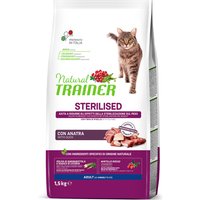 Natural Trainer Cat Sterilised mit Ente - 1,5 kg von Trainer Natural Cat