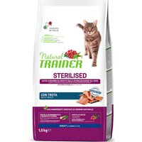 Natural Trainer Cat Sterilised mit Forelle - 1,5 kg von Trainer Natural Cat