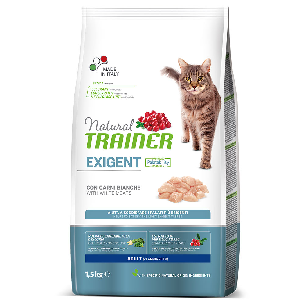 Natural Trainer Exigent Adult mit Geflügel - Sparpaket: 2 x 1,5 kg von Trainer Natural Cat