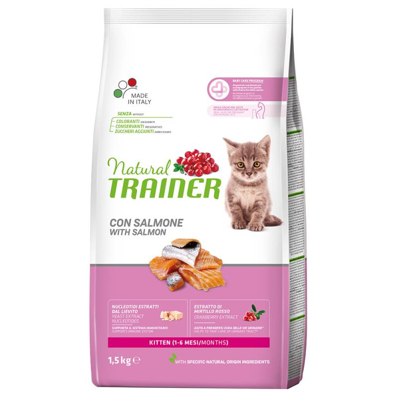 Natural Trainer Kitten Lachs - 1,5 kg von Trainer Natural Cat