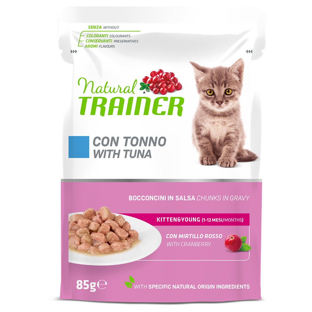 Natural Trainer Kitten & Young  - 24 x 85 g Thunfisch von Trainer Natural Cat