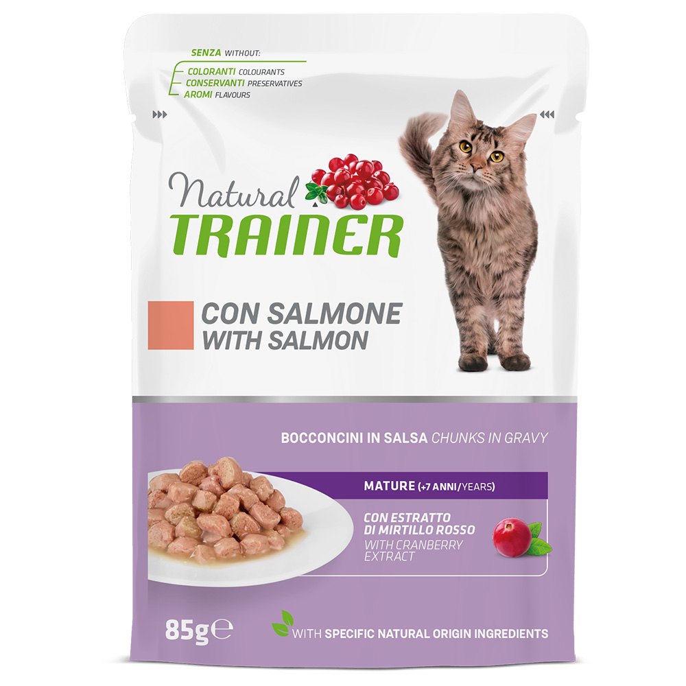 Natural Trainer Mature - 12 x 85 g Lachs von Trainer Natural Cat