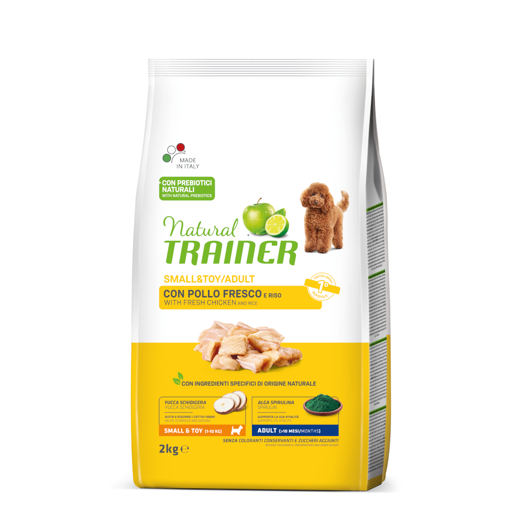 Natural Trainer Dog Adult Small & Toy mit Huhn - 2 kg von Trainer Natural Dog