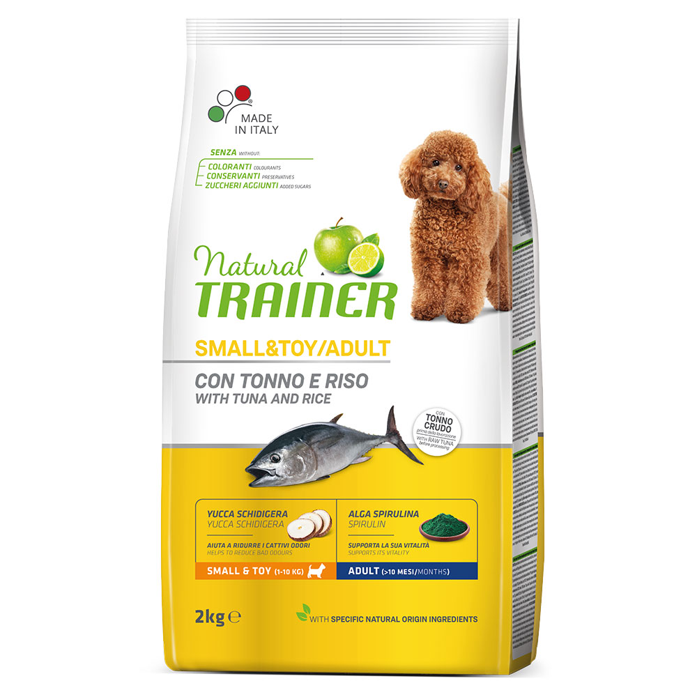 Natural Trainer Adult Small & Toy mit Thunfisch - Sparpaket: 3 x 2 kg von Trainer Natural Dog