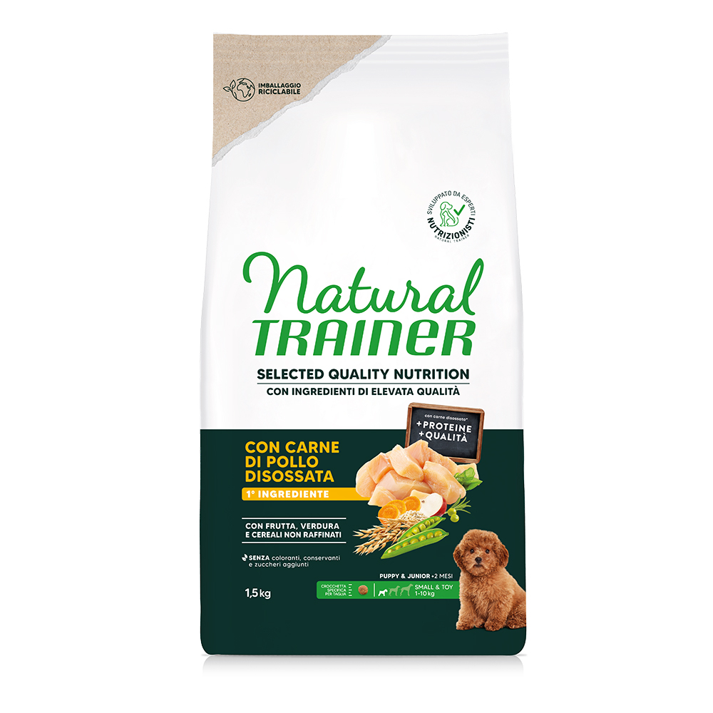 Natural Trainer Selected Quality Nutrition Puppy Small & Toy Huhn - Sparpaket: 2 x 1,5 kg Natural Trainer Selected Quality Nutrition Puppy Small & Toy Huhn - Sparpaket: 2 x 1,5 kg von Trainer Natural Dog