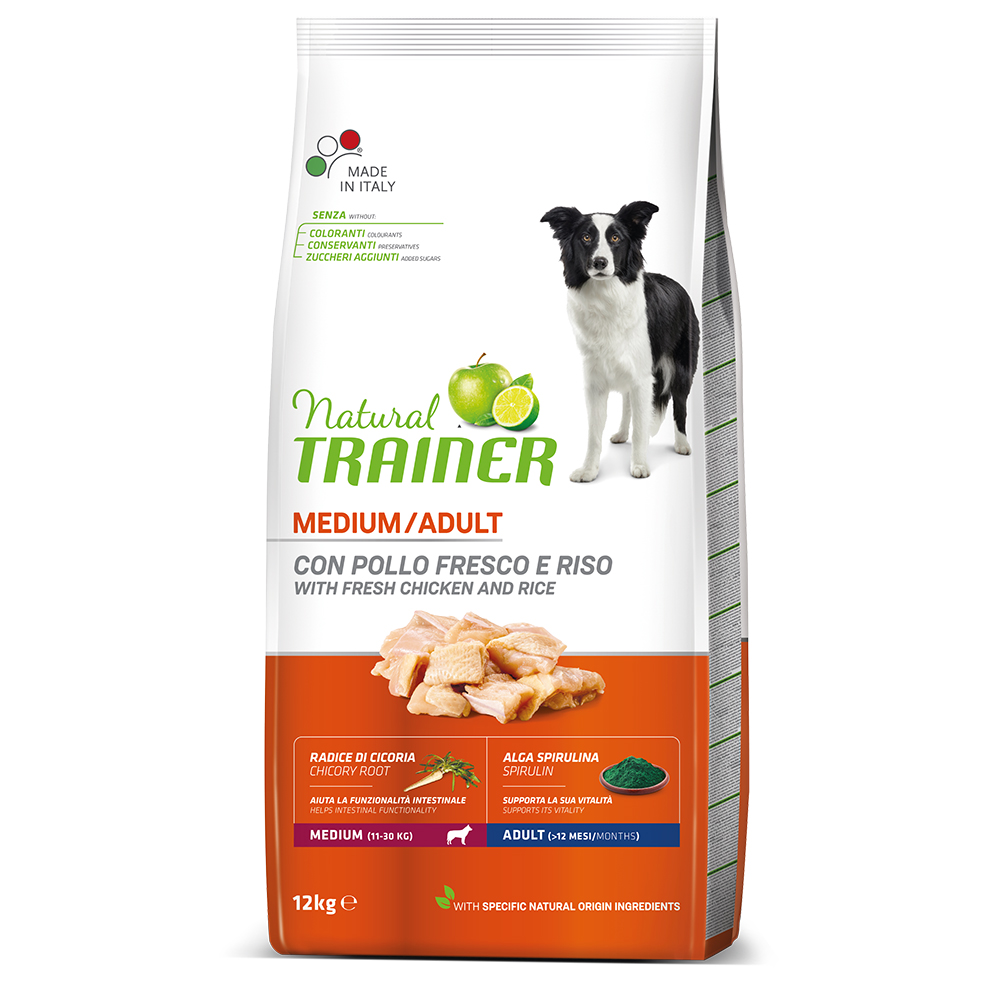 Natural Trainer Adult Medium mit Huhn - 12 kg von Trainer Natural Dog